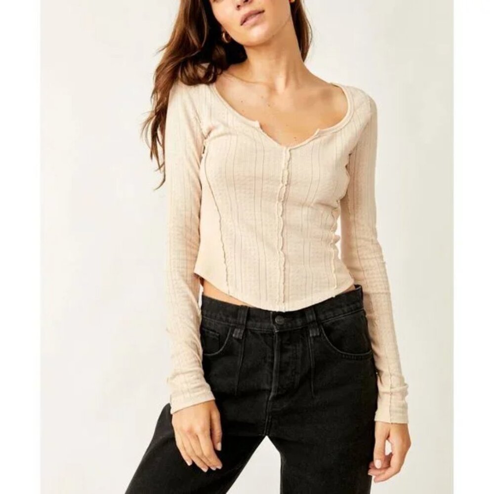 FREE PEOPLE Eyes On You Long Sleeve